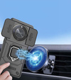 Case for Honor Magic 6 Lite 5G, KickStand Camera Lens, black