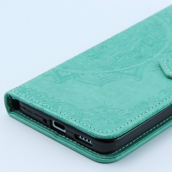 Flip case for Xiaomi 13T / 13T Pro, Mandala, green