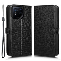 Flip case for ASUS ROG Phone 8 Pro, Wallet Rhombus, black