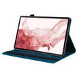 Case for Samsung Galaxy Tab S10 FE+ Plus, Classic, with space for stylus, blue