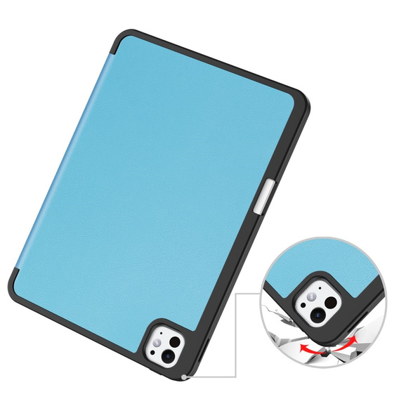 Case for iPad Pro 11" 2024 (5 gen.), Smartcase with stylus space, blue