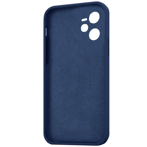 Case for Realme C35, Silicone Lite, dark blue