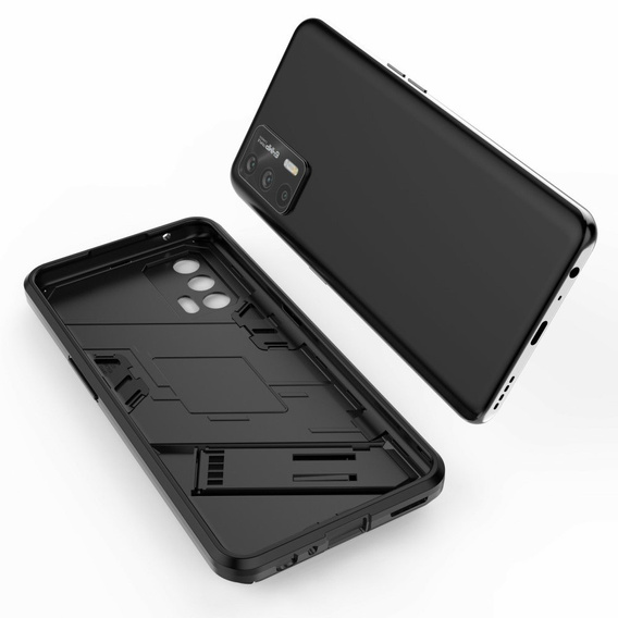 Case for Realme GT 5G, Military kickstand, blue