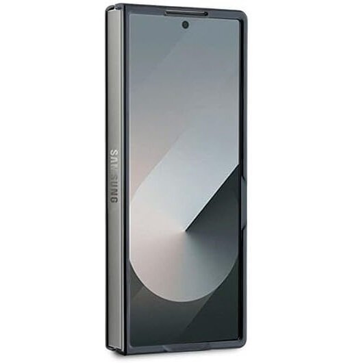 GUESS Case for Samsung Galaxy Z Fold6, 4G Big Metal Logo, black