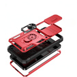 Case for Samsung Galaxy S24+ Plus, CamShield Slide, red / black
