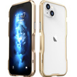 Case LUPHIE for iPhone 14 Plus, Armor Bumper, gold
