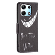 Flip case for Infinix Zero 30 5G, Wallet, Don't Touch My Phone, black