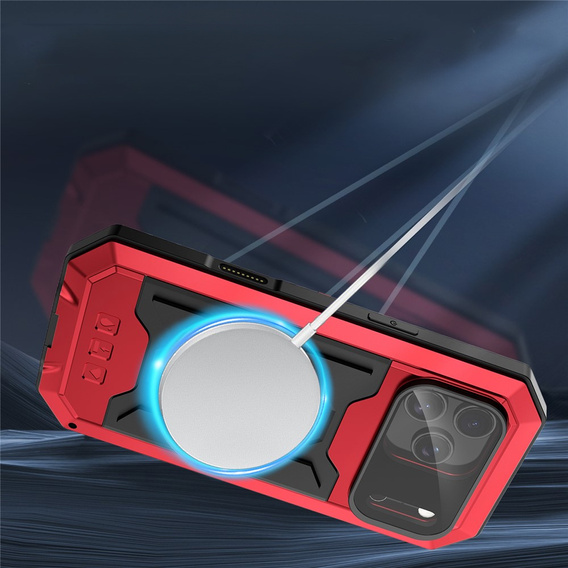 R-JUST armoured case with screen protector and stand for iPhone 17 Pro