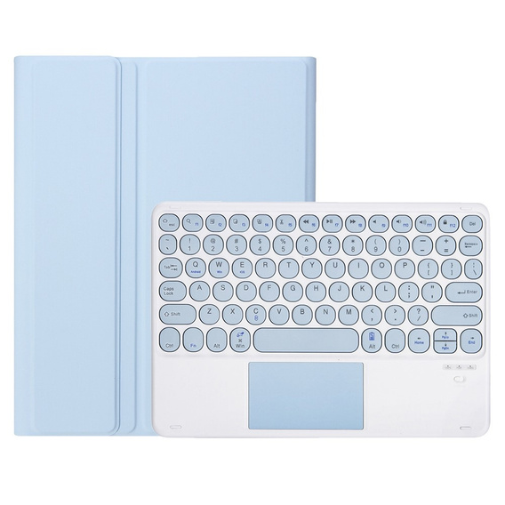 Case + keyboard Samsung Galaxy Tab S6 Lite 2020 P610/P615 / S6 Lite 2022 10.4, Touchpad Pen Slot, blue