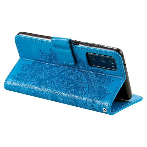 Flip case for Samsung Galaxy A14 4G/5G, Mandala, blue