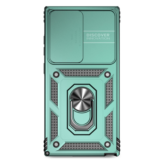 Case for Samsung Galaxy S24 Ultra, CamShield Slide, green