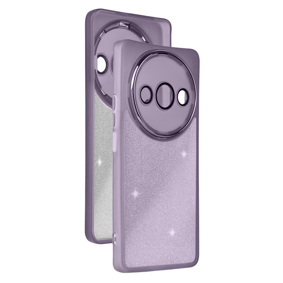 Case for Xiaomi Redmi A3, Glittery Powder, purple