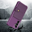 Case for Samsung Galaxy S23 FE, Card Holder Kickstand, purple