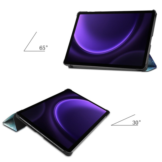 Case for Samsung Galaxy Tab S10 Lite / S10 FE / S9 FE, with flap, galaxy