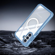 Case for Samsung Galaxy A36 / Samsung Galaxy A56, Shockproof, with glass, for MagSafe, blue