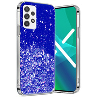 Case for Samsung Galaxy A32 5G, Glittery, blue
