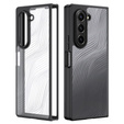 DuxDucis case for Samsung Galaxy Z Fold6 5G, Aimo case, transparent / black