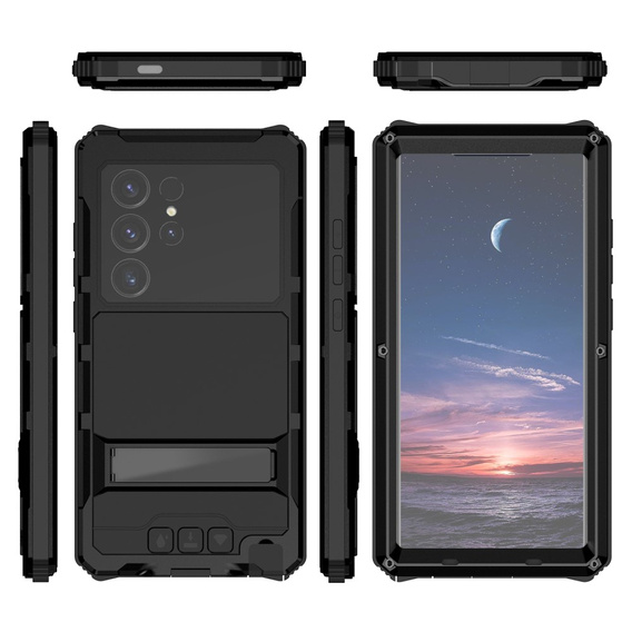 Armored case for Samsung Galaxy S25 Ultra, R-JUST, black