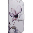 Flip case for Oppo A17, Wallet, kwiat, white
