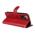 Flip case for Realme C67, Leather Wallet, red