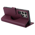 Flap case for Samsung Galaxy S23 Ultra, Wallet, for MagSafe, maroon