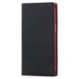 Flip case for iPhone 14 Pro, Litchi Skin Grain, black