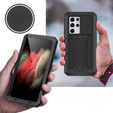 Case for Samsung Galaxy S21 Ultra, R-JUST CamShield Slide, armoured, black