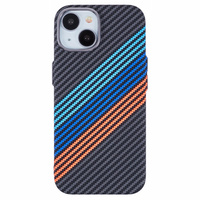 MagSafe's iPhone 15 Case, Carbon Fiber, dark blue