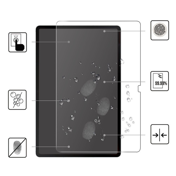 Tempered Glass for Samsung Galaxy Tab S10 FE+ Plus