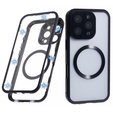 Magnetic Dual Glass MagSafe case for iPhone 16 Pro, black