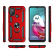 Armor Case for Motorola Moto G10/G30, Nox Case Ring, red