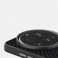 ABEEL Case for Xiaomi 15 Ultra, Carbon Fiber, for MagSafe, black