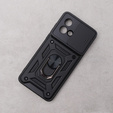 Case for Motorola Moto G84 5G, CamShield Slide, black
