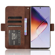 Flip case for Infinix Note 40 Pro Plus, Card Slot, brown