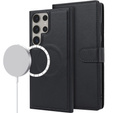 Flap case for Samsung Galaxy S23 Ultra, Wallet, for MagSafe, black