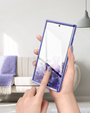 Case for Samsung Galaxy S22 Ultra, Suritch Full Body Marble, purple