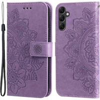 Flip case for Samsung Galaxy A14 4G/5G, Mandala Flower, purple