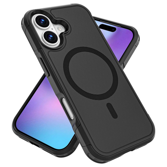 MagForce case for iPhone 17, for MagSafe, armoured, black