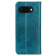 Flip case for Google Pixel 9A, Split Leather, green