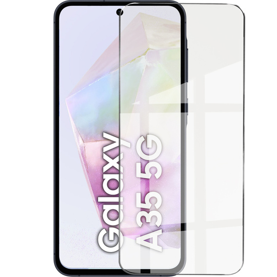 Case for Samsung Galaxy A35 5G, Electro MagSafe, green + Screen Glass