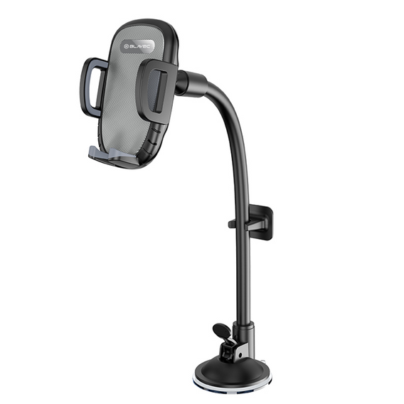 Car windshield mount with adjustable arm for smartphones