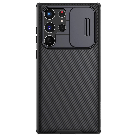 Case for Samsung Galaxy S23 Ultra, Armored Nillkin, CamShield Pro, black