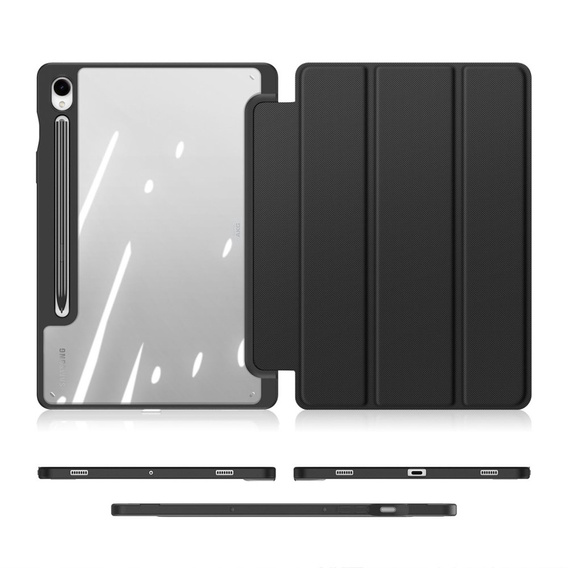 Case for Samsung Galaxy Tab S10 Lite / S10 FE / S9 FE, Dux Ducis TOBY, black