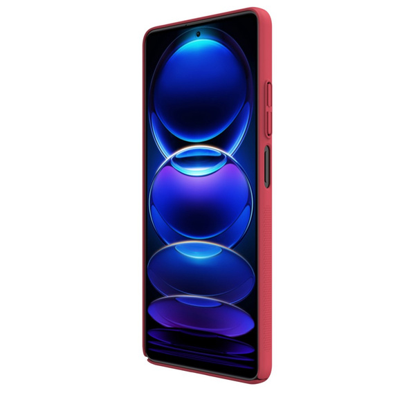 NILLKIN Case for Xiaomi Poco X5 Pro 5G, Super Frosted Shield Case, red