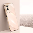 Case for Honor 90 Lite 5G, Glamour CamShield, pink rose gold