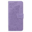 Flip case for Samsung Galaxy S23 FE, Butterfly, purple