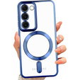 Case for Samsung Galaxy S23 Plus, Electro MagSafe, dark blue + Screen Glass