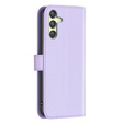 Flip case for Samsung Galaxy A25 5G, BINFEN Wallet, purple + 9H glass