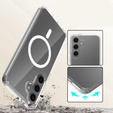 Case for Samsung Galaxy S24, Fusion Hybrid, for MagSafe, transparent