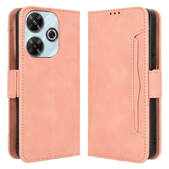 Flip case for Xiaomi Redmi 13, Card Slot, pink